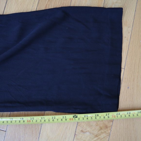 H&M Wide Leg Black Herringbone Pants, Size 6 - Picture 13 of 15